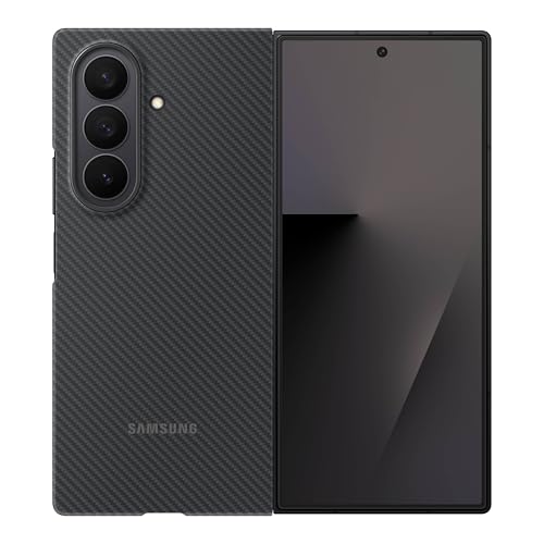 Image of Samsung Galaxy Z Fold7 Official Carbon Shield Phone Case, Sleek, Tough, Durable, Ultraslim, Screen Protector, US Version, Black
