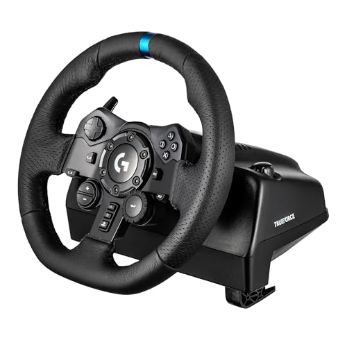 Logitech G923 Racing Wheel and Pedals Trueforce Sim Driving Wheel For PC, PS4, PS5 with Accessories - image 8