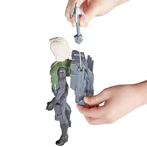 Avengers Boneco Figura de Ação e Acessório Power FX Marvel Titan Hero Series Vingadores Guerra Infin
