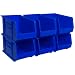 Akro-Mils 30260 Plastic Storage Stacking Hanging Akro Bin, 18-Inch by 11-Inch by 10-Inch, Blue, Case of 6