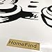 Home Find (Black 37 inches x 25 inches) Deer Buck and Doe Set of 2 Vinyl Decals Reindeer Wilderness Scene Wall Stickers Living Room Sofa Background Art Wall Decals Festival Christmas Wall Ornaments