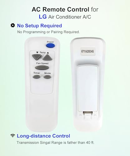 Télécommande climatiseur LG haute compatibilité Remplacement A/C direct - 2