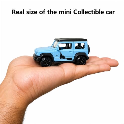 Image of Jimny Die-Cast Toy Car 1:64 Scale Off Road Vehicle - Metal Mini SUV Model | Smooth Rolling Wheels | Diecast Car for Kids & Collectors (Jimny Mini SUV - 1:64 Scale)