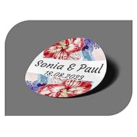Sceaux Autocollants Personnalisés Avec Noms Et Date Pour Invitation De