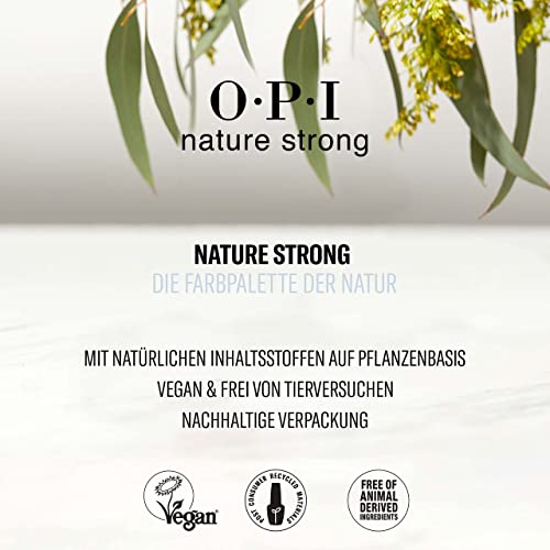 Opi Nature Strong Vegan Nail Polish, Top Coat, High Shine Nail Polish, Natural Origin, Cruelty-Free Nail Lacquer, 0.5 Fl Oz. #TOP3