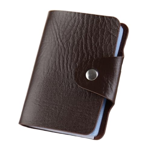 Image of Kraptick Pocket Cards Holder - Compact Lightweight Wallet for Credit and Debit Cards, Multi-Functional Card Organizer, Durable Card Carrier with 16 Slots for Easy Access and Storage (Brown)
