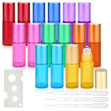 Maxmoc 5 ml Roll on Flasche Leer,Bunt Glas,16 Stück