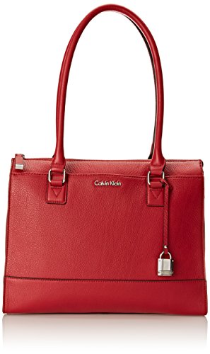 Calvin Klein Modena Color Block Leather Tote
