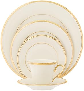 Lenox 140190600 Eternal 5-Piece Place Setting, Ivory