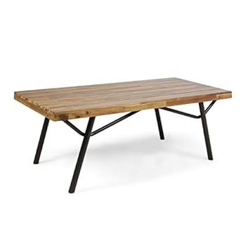 Alternative view of Christopher Knight Home Baish Outdoor Acacia Wood Coffee Table, Teak Finish