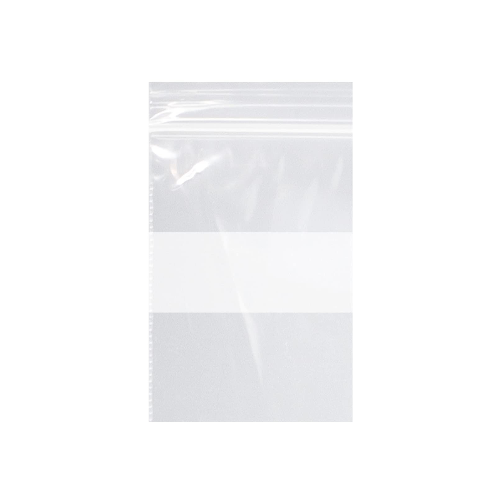 Bolsas Dawn Mist plástico re-closable con bloque blanco para marcar 3