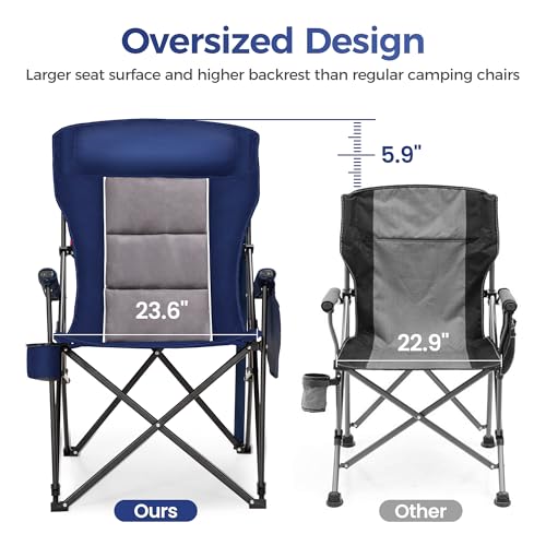 ALPHA CAMP Heavy Duty High Back Camping Chairs の商品画像 2