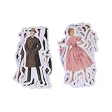 Étiquettes autocollantes vintage pour scrapbooking : une décoration idéale pour votre agenda, vos albums de scrapbooking, vos calendriers, vos cartes, vos cadres photo, etc