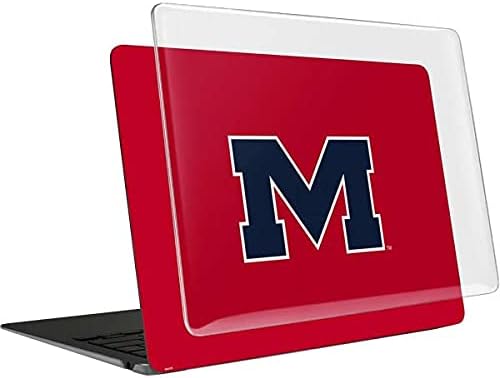 Skinit Case + Skin Compatible with MacBook Air 13in M1 (2021) - Officially Licensed Ole Miss Logo Red Design