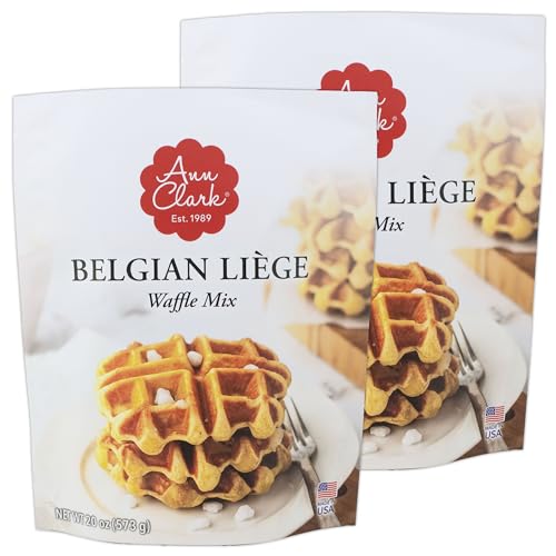 Ann Clark Belgian Liège Sugar Waffle Mix with Authentic Pearl