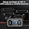 15Amp Car Battery Charger 12V/24V, 9-Stage Automatic Smart Battery Charger/Maintainer, Car Battery Repair and Desulfato for Car, Motorcycle, SUV, Truck, Boat, Lead Acid/Lithium/LiFePO4 Batteries #4