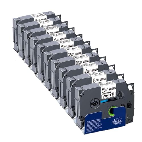 �������~�l�[�g�e�[�v��12mm�u���b�N231 131 431 631���x�����[�J�[PT-H110 PT-D210����ѓ��l�̃��f���ƌ݊���(5 White 5 Clear)