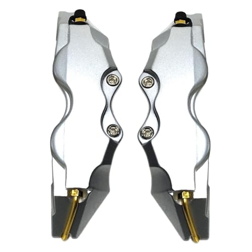 Generisch NM9 Bremssattelabdeckungen 2 Stück Silber