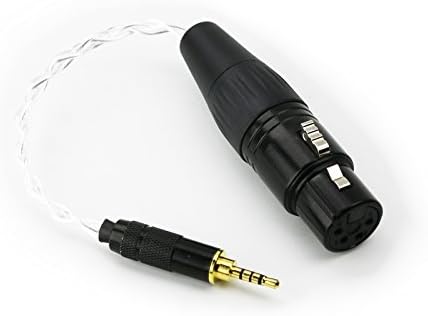 Ablet Hifi Cable Câble Audio Ablet XLR 4 Broches Vers Double 3,5 Mm - 2m, Compatible Beyerdynamic T1/T5p 2ème Génération Son Haute Fidélité