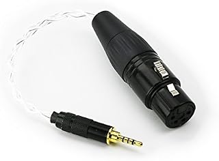Ablet 2.5mm Trrs Balanced male to 4-pin XLR Balanced Female headphone Silver Plated Audio Adapter for Astell&Kern AK240 AK380 AK320 onkyo DP-X1 FIIO X5III XDP-300R