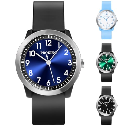 Reloj analógico para niños PROKING ideal como regalo de cumpleaños con cuarzo japonés 2