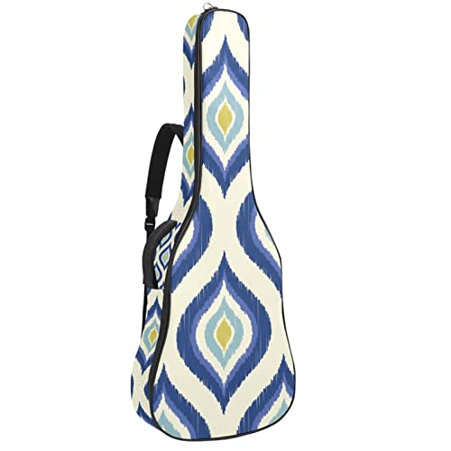 Housse imperméable pour guitare acoustique avec double bandoulière et poche Motif géométrique abstrait, Multicolore 01… - Les Beatles, Paul McCartney, John Lennon, RIngo Starr, George Harrison Housse imperméable pour guitare acoustique avec double bandoulière et poche Motif géométrique abstrait, Multicolore 01…