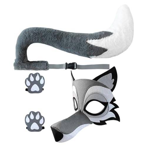 Kit déguisement de loup pour le carnaval et soirées costumées entre amis