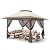 EAGLE PEAK 13x13 Pop-Up Gazebo Tent Instant w/Mosquito Netting, Outdoor Gazebo Canopy Easy Set-up Folding Shelter (Beige/Brown)…