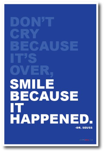 Poster Motivation Salle de Classe Smile Because Qu'il S'est Produit pour Déco École