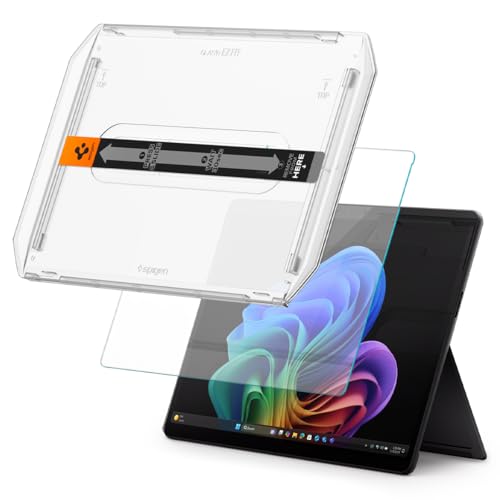 Spigen Tempered Glass Screen Protector [GlasTR EZ FIT] Designed for New Surface Pro (11th Edition) [9H Hardness] - 1 Pack