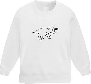 Azeeda 'Triceratops' Kid's Sweatshirt/Jumper (5-6 Years) (KW00107474)