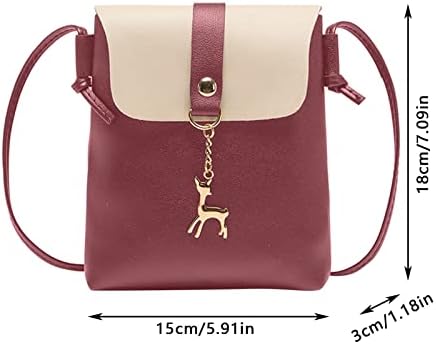 Shiningupup Christmas Decorations handbags for women shoulder bag large small tote bags for women Deer Decoration New Pattern Practical Strap Messenger Bag Summer Sale Sale Clearance Women UK Size