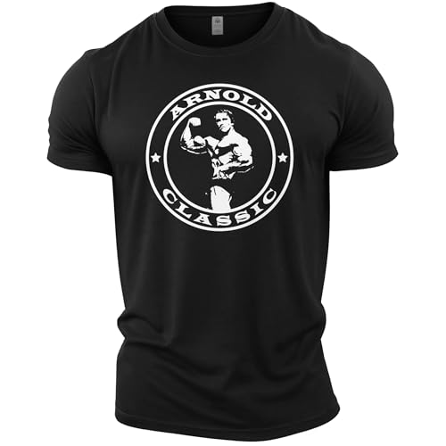 GYMTIER Camiseta Culturismo Hombre - Arnold Classic - Top Entrenamiento Gimnasio