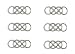 30pcs Double Infinity Symbol Charm Connector Linker Pendant for DIY Bracelet Necklace Jewelry Making(Antique Silver)