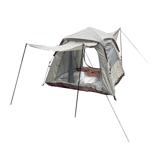 Tyenaza carpa plegable 2 en 1 impermeable con toldo y ventana miniatura 7