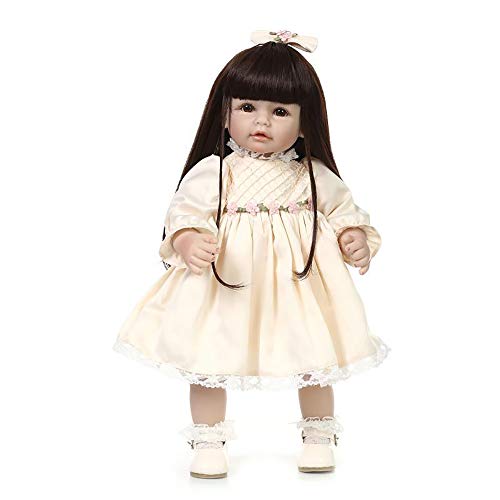 Simulation Doll Muñecas Reborn Baby 20 Pulgadas Princesa Baby Reborn Dolls Muñeca Regalo Socio De Juguete