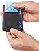 BSWolf RFID Blocking Minimalist Credit Card Holder Slim Front Pocket Genuine Leather Wallets for Men & Women (CH Black)