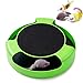 FYNIGO Cat Interactive Toys with a Running Mice and a Scratching Pad,Catch The Mouse,Cat Scratcher Catnip Toy,Green