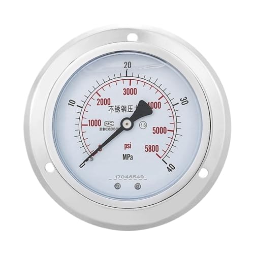 Manomètre en acier inoxydable YN-100BFZT 0-0.25MPA de haute précision