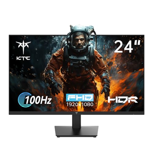 مانیتور KTC مدل H24V27-AE1221 سایز 24 اینچ، FHD 1080p با پنل VA و نرخ نوسازی 100Hz