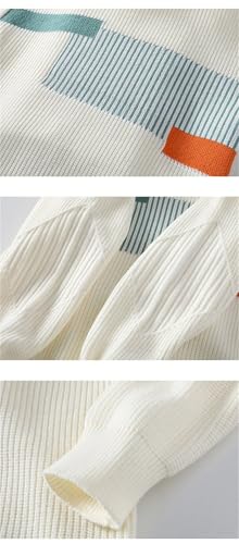 Men's Fashionable Winter Sweater Knitted High Street Pullover Loose Warm Thick Style3