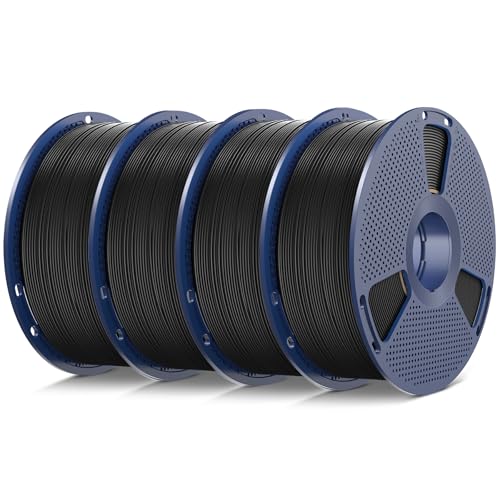 SUNLU 4KG TPU Filament TPU 95A 1.75mm Black, Flexible 3D Printer Filament