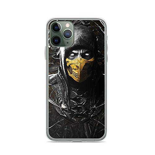 Phone Case Mortal Kombat X Scorpion Compatible with iPhone 12/12 Pro Max Mini 6 6s 7 8 X XS XR 11 Pro Max SE 2020 Charm Drop Accessories