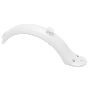 Scooter, Electric Scooter Rear Mudguard Portable Recyclable High Strength Lightweight Environmentally Friendly for Mijia M365(white)'