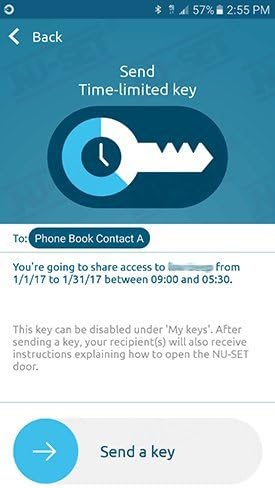NU-SET Lock | Smart-Box Series: Bluetooth Enabled Lock Box | Electronic Lock Box with Bluetooth Capability | Home Improvement & Door Hardware (Black)