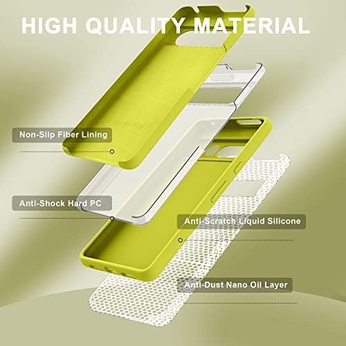 PULEN for OnePlus Nord N100 Case with 1 Pack Screen Protector and 1 Pack Camera Screen Protector,Shock Absorption Flexible TPU Rubber Protective Cover - Black