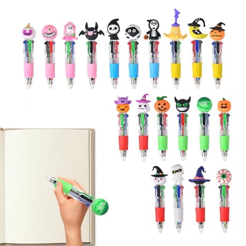 Stylo bille Halloween 4 couleurs pour écriture et fournitures de professeur