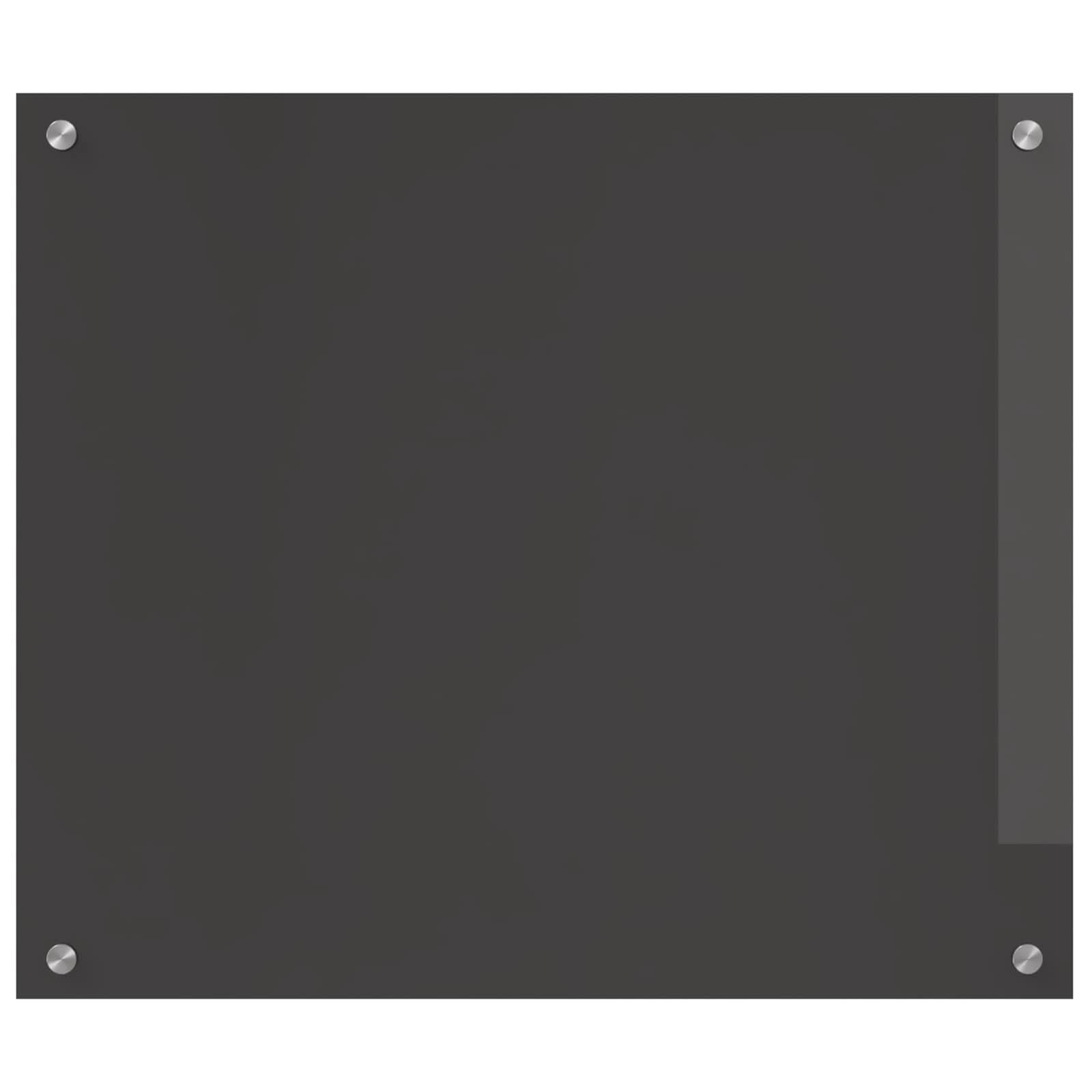 Panel de cocina gris oscuro 70 x 60 cm vidrio templado