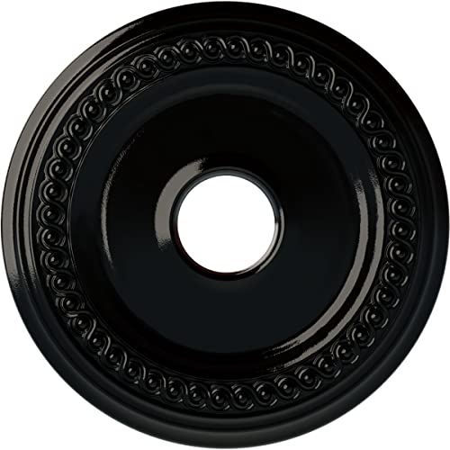 Ekena Millwork CM19CLBPS Classic Ceiling Medallion, Black Pearl