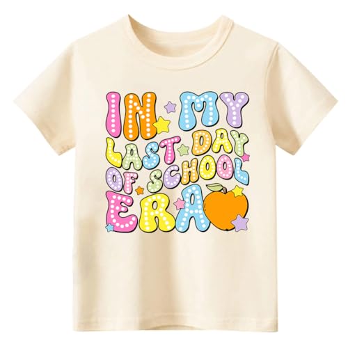 Image of hrcfbk Kids Toddler Little Boys Girls Last Day of School T-Shirt End of School Year Summer Holiday Shirt